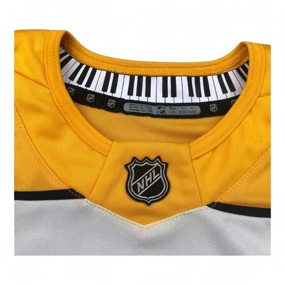 NEW Nashville Predators STITCHED Fanatics NHL Hockey Jersey Boys Youth L/XL - Picture 4 of 10